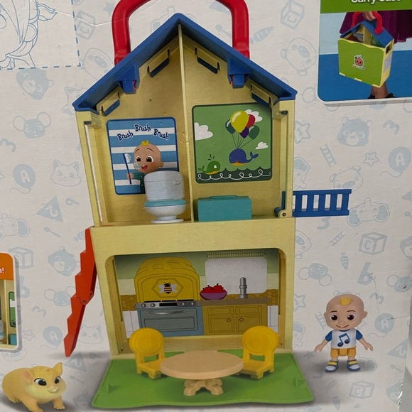 NIB Cocomelon Pop-Up Playhouse with Yellow and Blue Accents - Picture 7 of 13